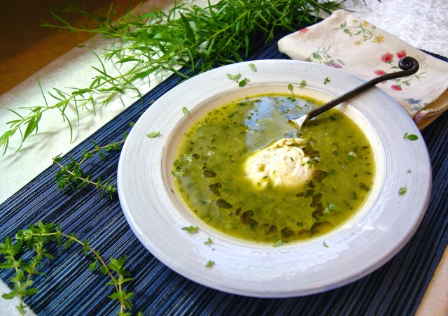 Fresh Herb Soup