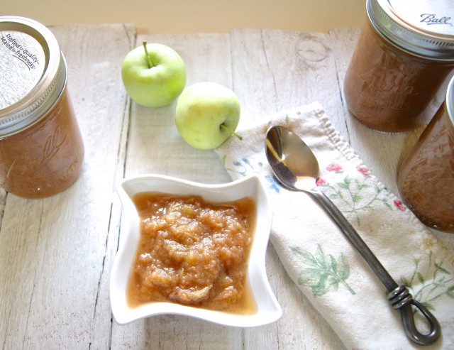 Slow Cooker Honey-Vanilla Applesauce Recipe