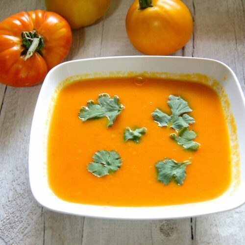 Slow Cooker Curried Tomato Soup