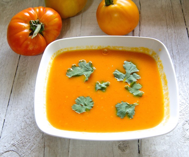 Slow Cooker Curried Tomato Soup
