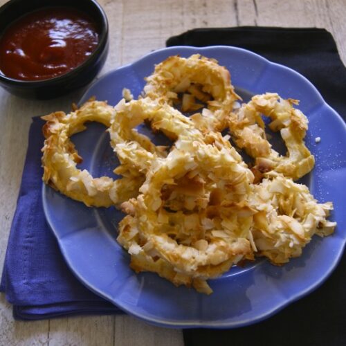 Baked Coconut Onion Rings