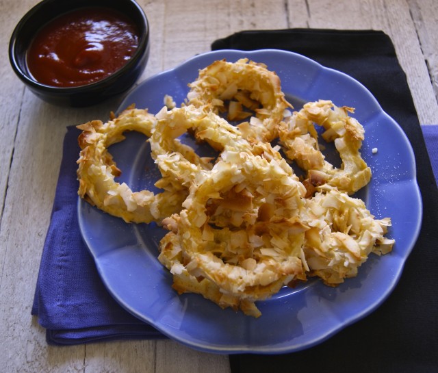 Baked Coconut Onion Rings