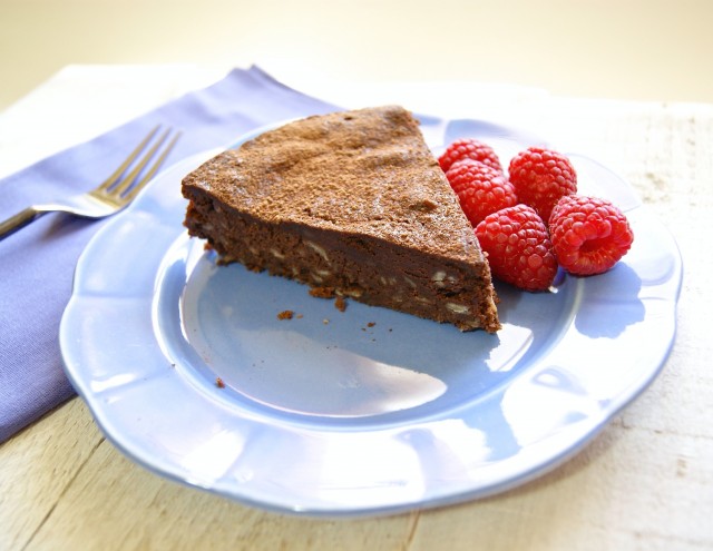 Dark Chocolate Chestnut Cake