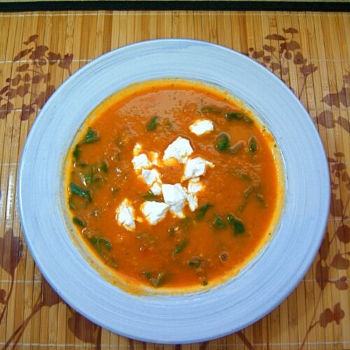 Winter Tomato Soup with Chard