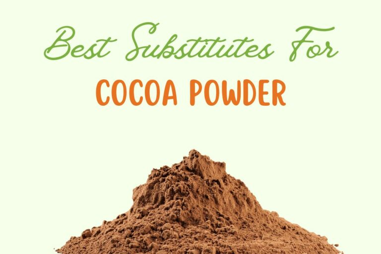 8 Best Substitutes For Cocoa Powder